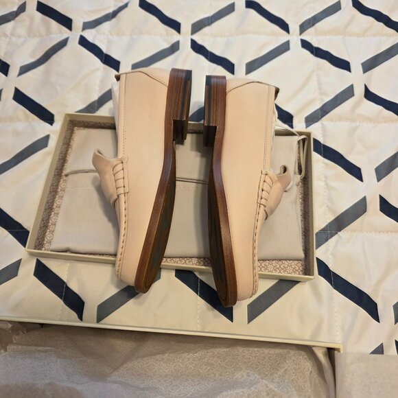 M. Gemi Mirabella Leather Loafers in Stone Size 35.5 BNIB - Picture 8 of 13